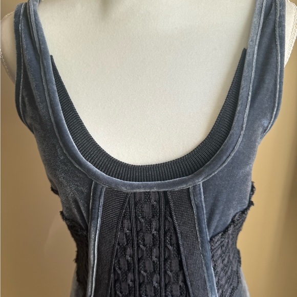 We The Free Velvet Bodycon Scoop Neckline Dress - Picture 6 of 7